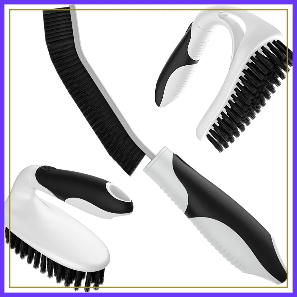 Heavy Duty Scrub Brush Set, 3 Stiff Bristle Brushes for Grout, Tile, Bathroom, Kitchen, Floor
Heavy Duty Scrub Brush Set, 3 Stiff Bristle Brushes for Grout, Tile, Bathroom, Kitchen, Floor
