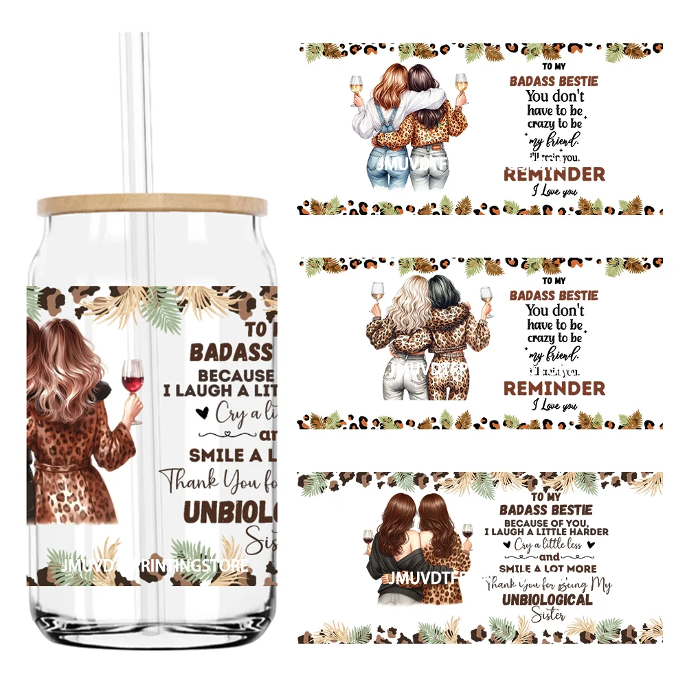Personalized To My Bestie Friend UV DTF Sticker For 16OZ Libbey Glass Cup Can Wrap Transfer Sticker Custom Label DIY Logo Quote
Personalized To My Bestie Friend UV DTF Sticker For 16OZ Libbey Glass Cup Can Wrap Transfer Sticker Custom Label DIY Logo Quote