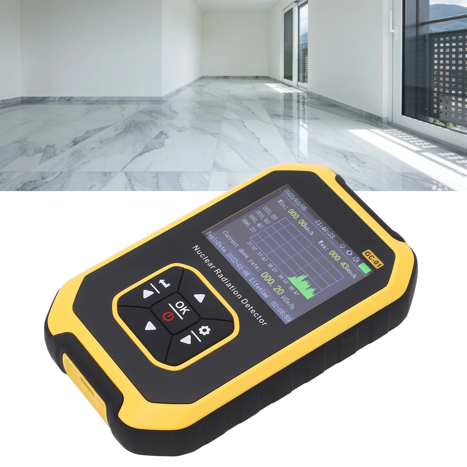 Test Meter Geiger Counter β γ X Ray Real Time Monitoring Digital Radioactive Detection Meter for Marble Tile
Test Meter Geiger Counter β γ X Ray Real Time Monitoring Digital Radioactive Detection Meter for Marble Tile