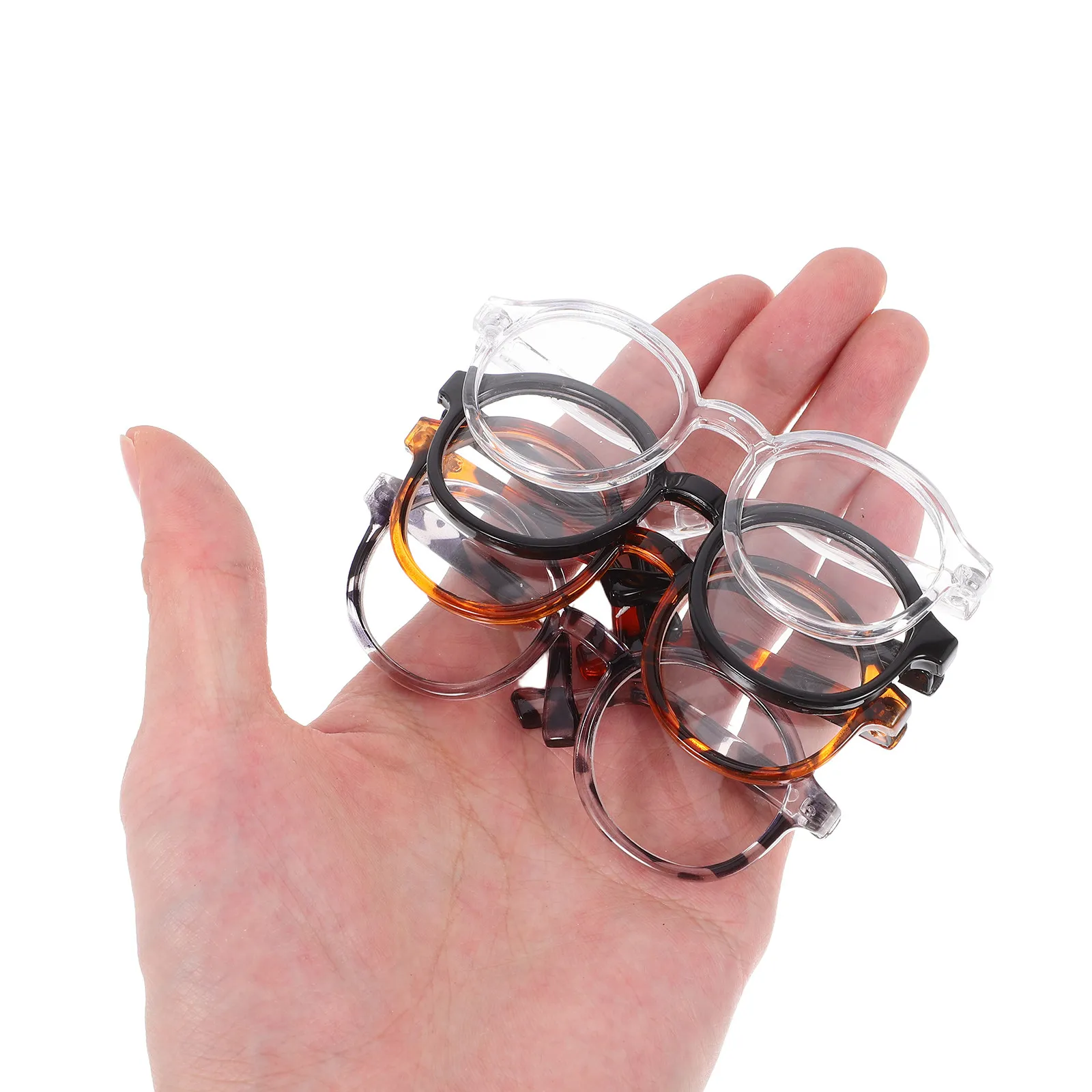 4Pcs Miniature Eyeglass Plastic Sunglasses Cute Dress Up Cosplay Party Accessories Mini Glasses for Dollhouse Craft
4Pcs Miniature Eyeglass Plastic Sunglasses Cute Dress Up Cosplay Party Accessories Mini Glasses for Dollhouse Craft