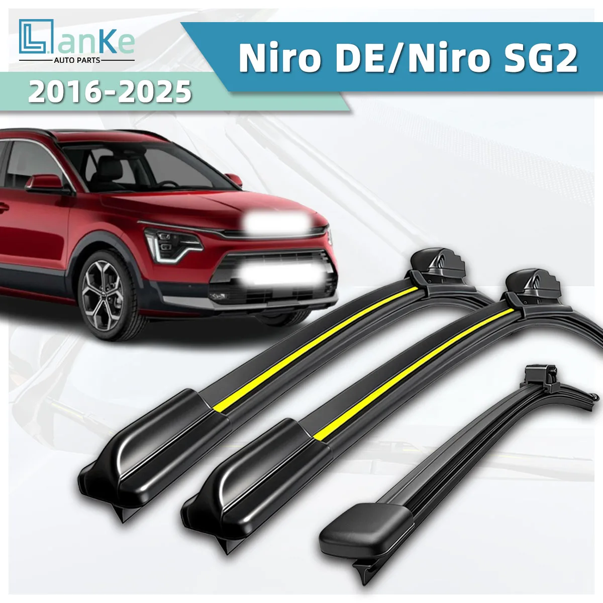 Suitable For KIA Niro DE/Niro SG2 (2016-2025) Car Wiper All-Weather Stable And Durable Front Windshield Bidirectional Wiper
Suitable For KIA Niro DE/Niro SG2 (2016-2025) Car Wiper All-Weather Stable And Durable Front Windshield Bidirectional Wiper