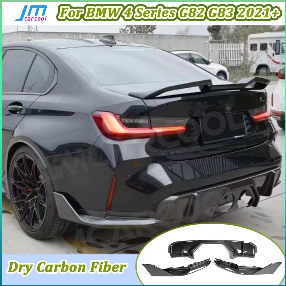 Dry Carbon Fiber Rear Diffuser Lip Spoiler Splitters For BMW 4 Series G82 G83 M4 2021UP MP Style Fiber Glass FRP Car Accessories
Dry Carbon Fiber Rear Diffuser Lip Spoiler Splitters For BMW 4 Series G82 G83 M4 2021UP MP Style Fiber Glass FRP Car Accessories
