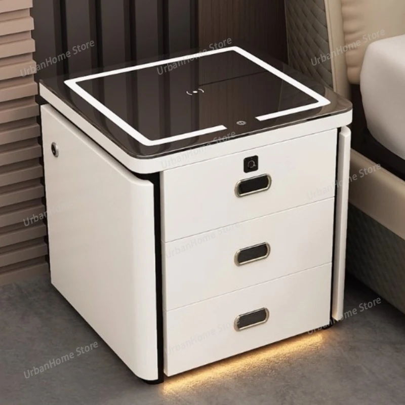 Simple Bedside Table Bedroom Wireless Charging Multifunctional Furniture Smart Nightstand Fingerprint Lock And Speaker Modern
Simple Bedside Table Bedroom Wireless Charging Multifunctional Furniture Smart Nightstand Fingerprint Lock And Speaker Modern