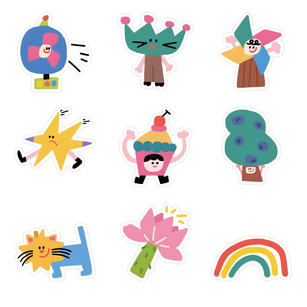 60PCS Cute Little Things Illustration Decoration Notebook Mobile Phone Water Cup Suitcase Handbook Waterproof Sticker
60PCS Cute Little Things Illustration Decoration Notebook Mobile Phone Water Cup Suitcase Handbook Waterproof Sticker