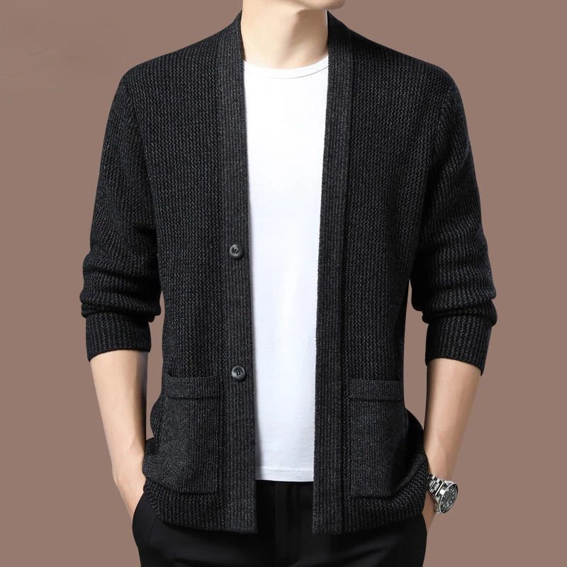 New Cardigan Autumn Winter Thick V Neck Knitted Sweater Coats Causal Warm Knitted Cardigan Men Fashion Mens Clothing 2022 G30
New Cardigan Autumn Winter Thick V Neck Knitted Sweater Coats Causal Warm Knitted Cardigan Men Fashion Mens Clothing 2022 G30