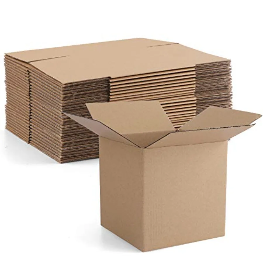 4x4x4" Cardboard Box Mailers 25 Pack Cube Corrugated Small Shipping Boxes for Mailing
4x4x4" Cardboard Box Mailers 25 Pack Cube Corrugated Small Shipping Boxes for Mailing