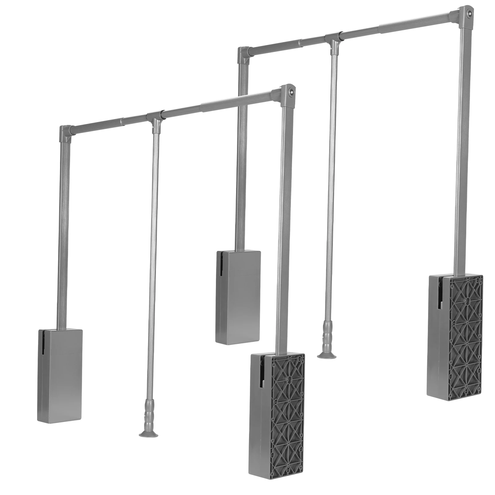 Комплект из 2 шт. двусторонних буферных приспособлений для крепления штанги в шкаф сбоку/сзади, регулируемая ширина, нагрузка до 60 фунтов, для высоких шкафов на кухню и в спальню
Комплект из 2 шт. двусторонних буферных приспособлений для крепления штанги в шкаф сбоку/сзади, регулируемая ширина, нагрузка до 60 фунтов, для высоких шкафов на кухню и в спальню