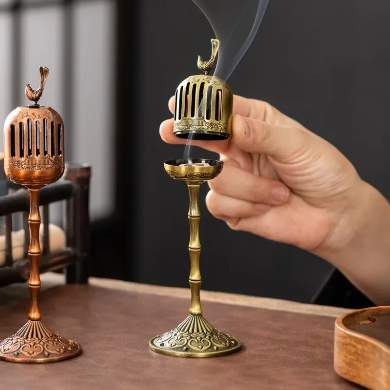 1pc Alloy Incense Burner Home Decor Indoor Tea Ceremony Supplies Decorative Ornaments Multifunctional Aromatherapy Tools
1pc Alloy Incense Burner Home Decor Indoor Tea Ceremony Supplies Decorative Ornaments Multifunctional Aromatherapy Tools