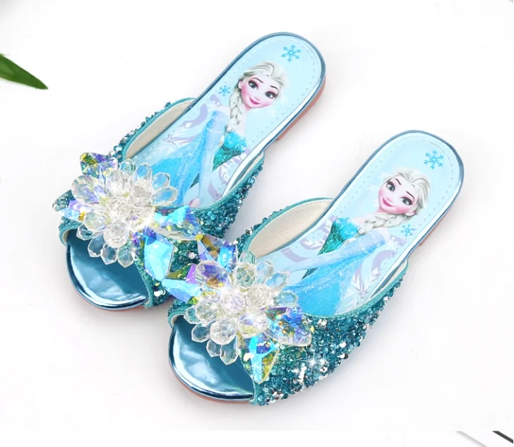 Princess Girls' Soft Soled Slippers Children's Crystal Shoes
Princess Girls' Soft Soled Slippers Children's Crystal Shoes