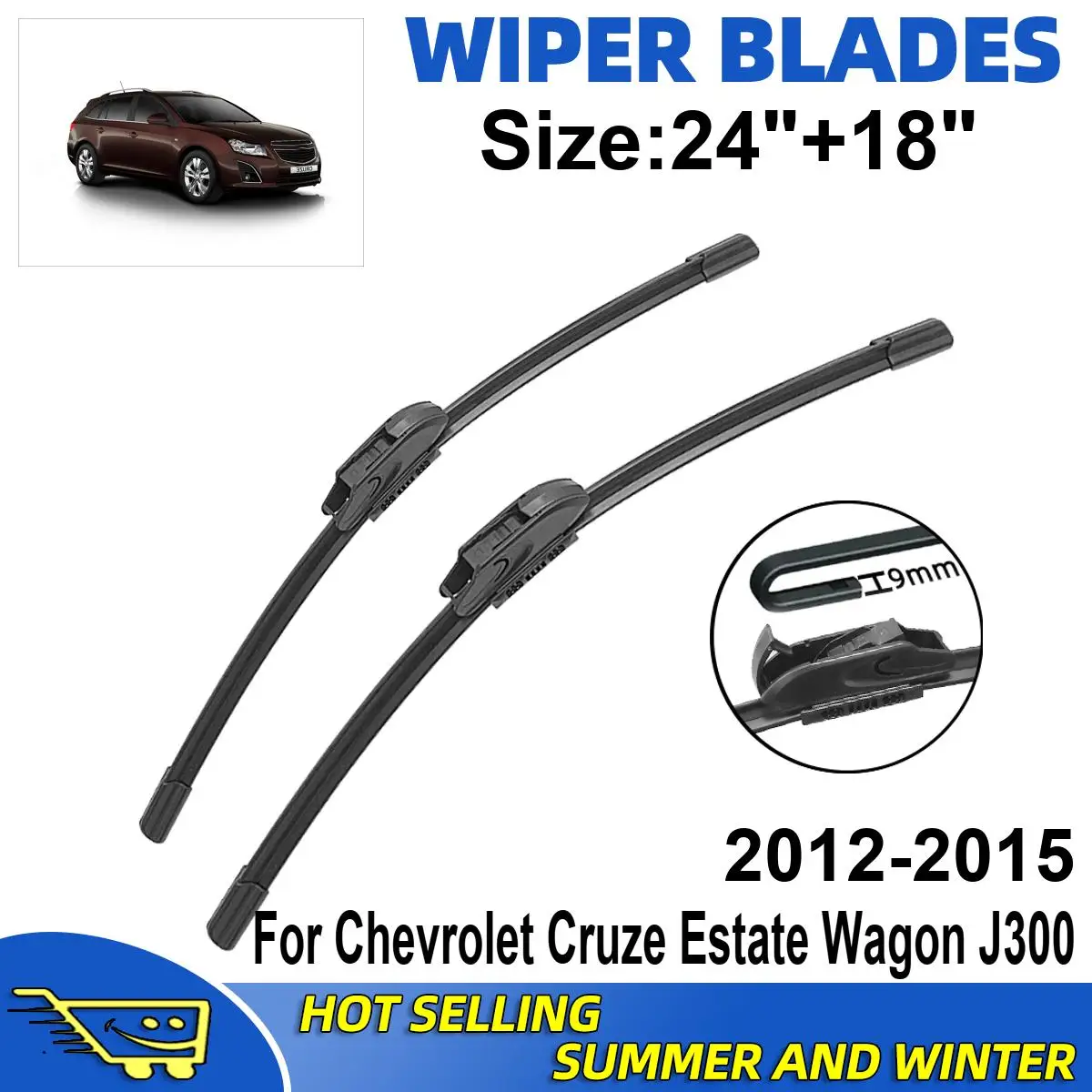 Комплект щеток стеклоочистителя из 2 предметов для Chevrolet Cruze Estate Wagon J300 2012-2015, щетки для переднего лобового стекла, аксессуары для окон
Комплект щеток стеклоочистителя из 2 предметов для Chevrolet Cruze Estate Wagon J300 2012-2015, щетки для переднего лобового стекла, аксессуары для окон