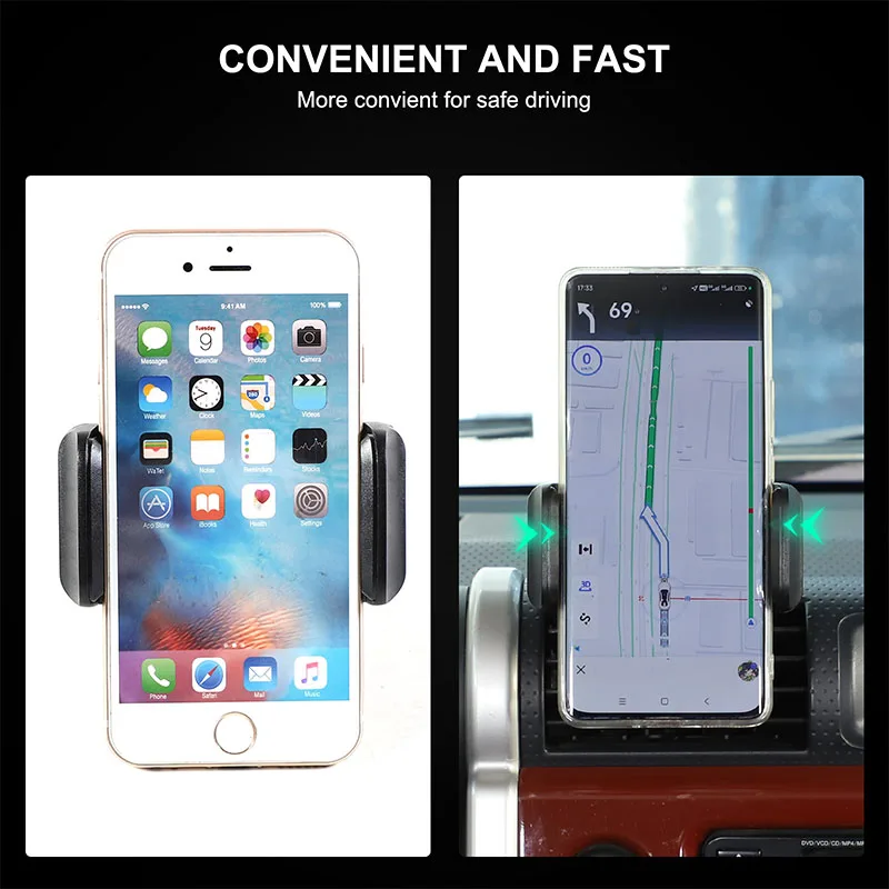 For Toyota FJ Cruiser 2007- 2017 Car Interior Center Control Air Outlet Phone Stand (left-right universal)
For Toyota FJ Cruiser 2007- 2017 Car Interior Center Control Air Outlet Phone Stand (left-right universal)