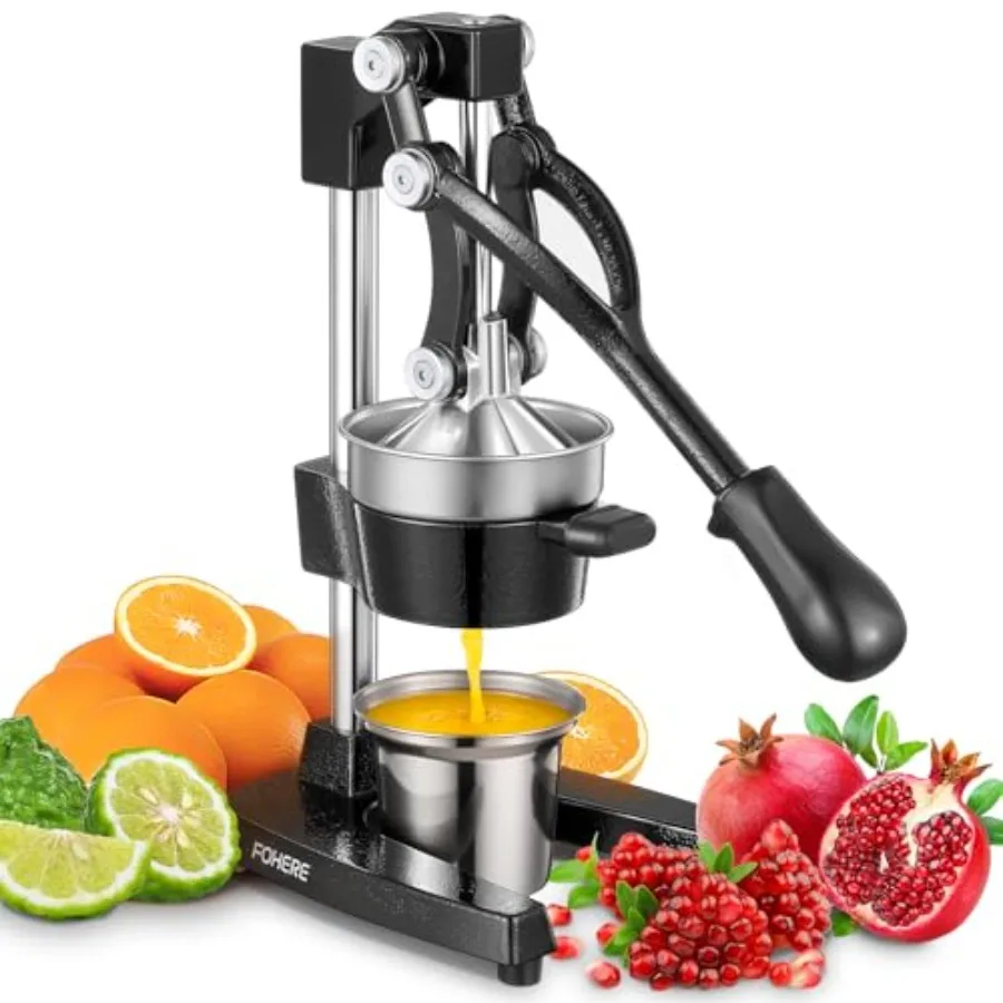 Orange Juicer Squeezer Cast Iron Lemon Squeezer Commercial Citrus Juicer Hand Press for Orange Lemon Pomegranate Grapefruit Eas
Orange Juicer Squeezer Cast Iron Lemon Squeezer Commercial Citrus Juicer Hand Press for Orange Lemon Pomegranate Grapefruit Eas