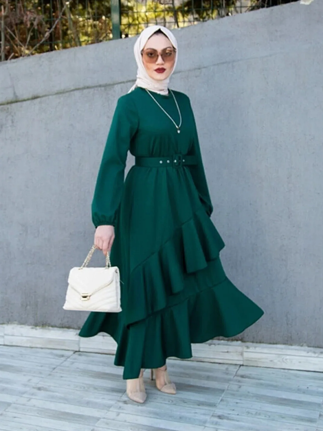 Eid Ramadan Muslim Women Belted Maxi Dress Turkey Arabic Robe Dubai Abaya Islam Clothing Morocco Caftan Femme Musulmane Vestidos
Eid Ramadan Muslim Women Belted Maxi Dress Turkey Arabic Robe Dubai Abaya Islam Clothing Morocco Caftan Femme Musulmane Vestidos