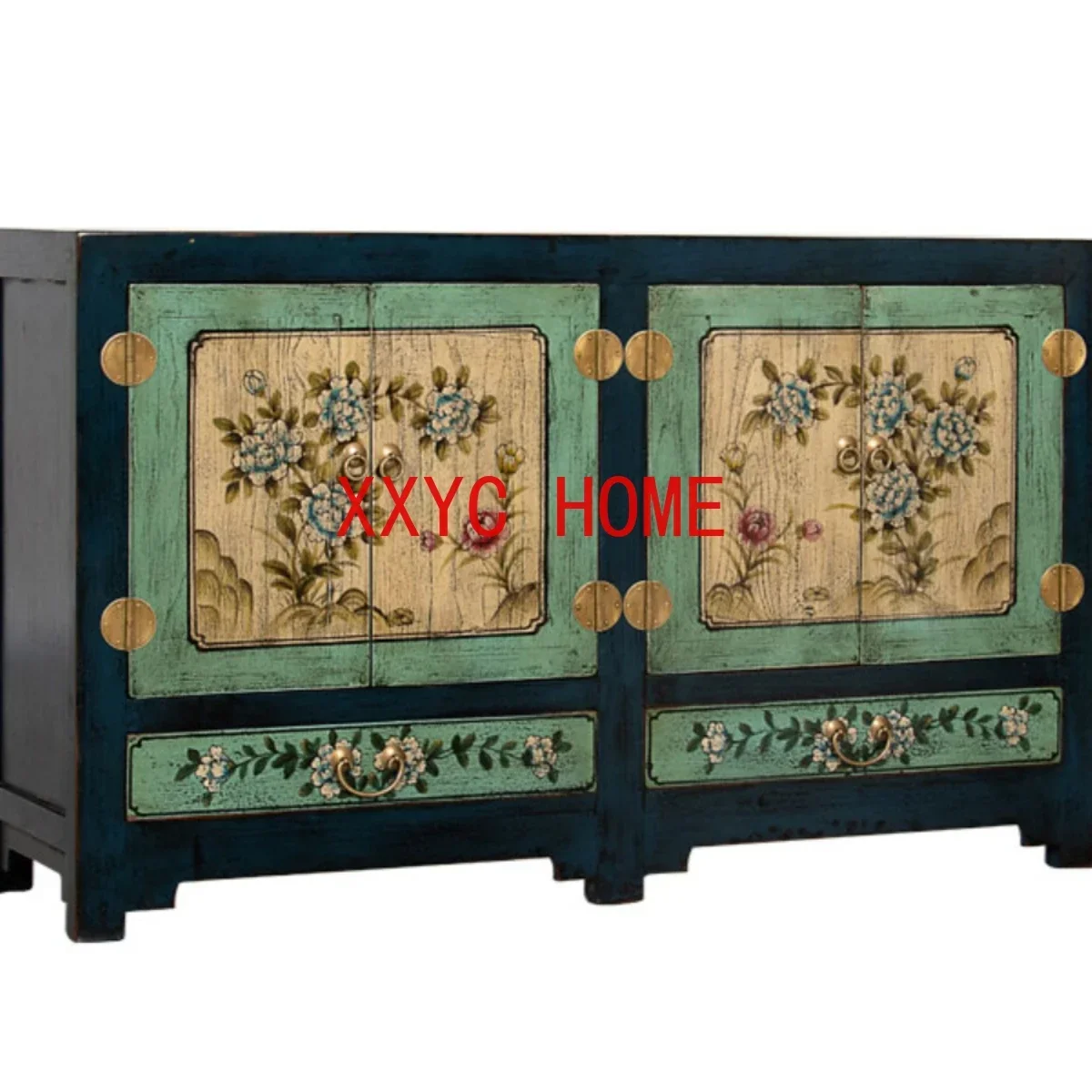Китайская окрашенная мебель, винтажный шкаф из массива дерева, новый боковой шкаф в китайском стиле
Китайская окрашенная мебель, винтажный шкаф из массива дерева, новый боковой шкаф в китайском стиле