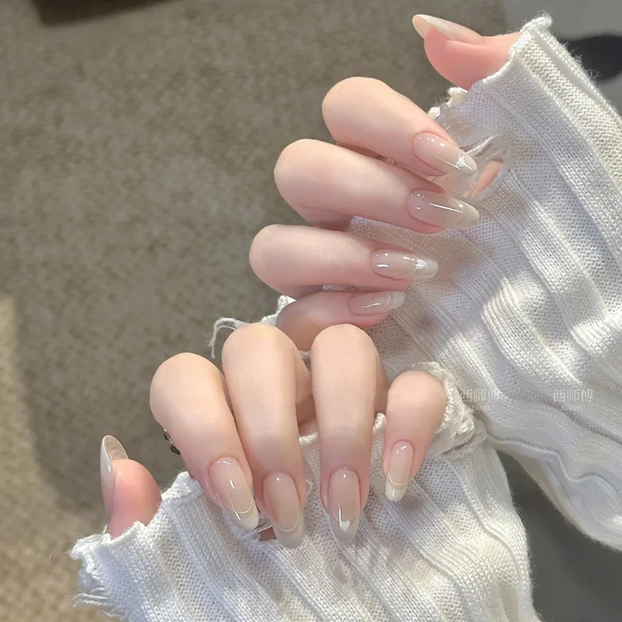 24 Pcs Nude French Press on Nails Heart-Print Nail Tips Medium Almond False Nails with Charms Realistic Artificial Nails 2025
24 Pcs Nude French Press on Nails Heart-Print Nail Tips Medium Almond False Nails with Charms Realistic Artificial Nails 2025