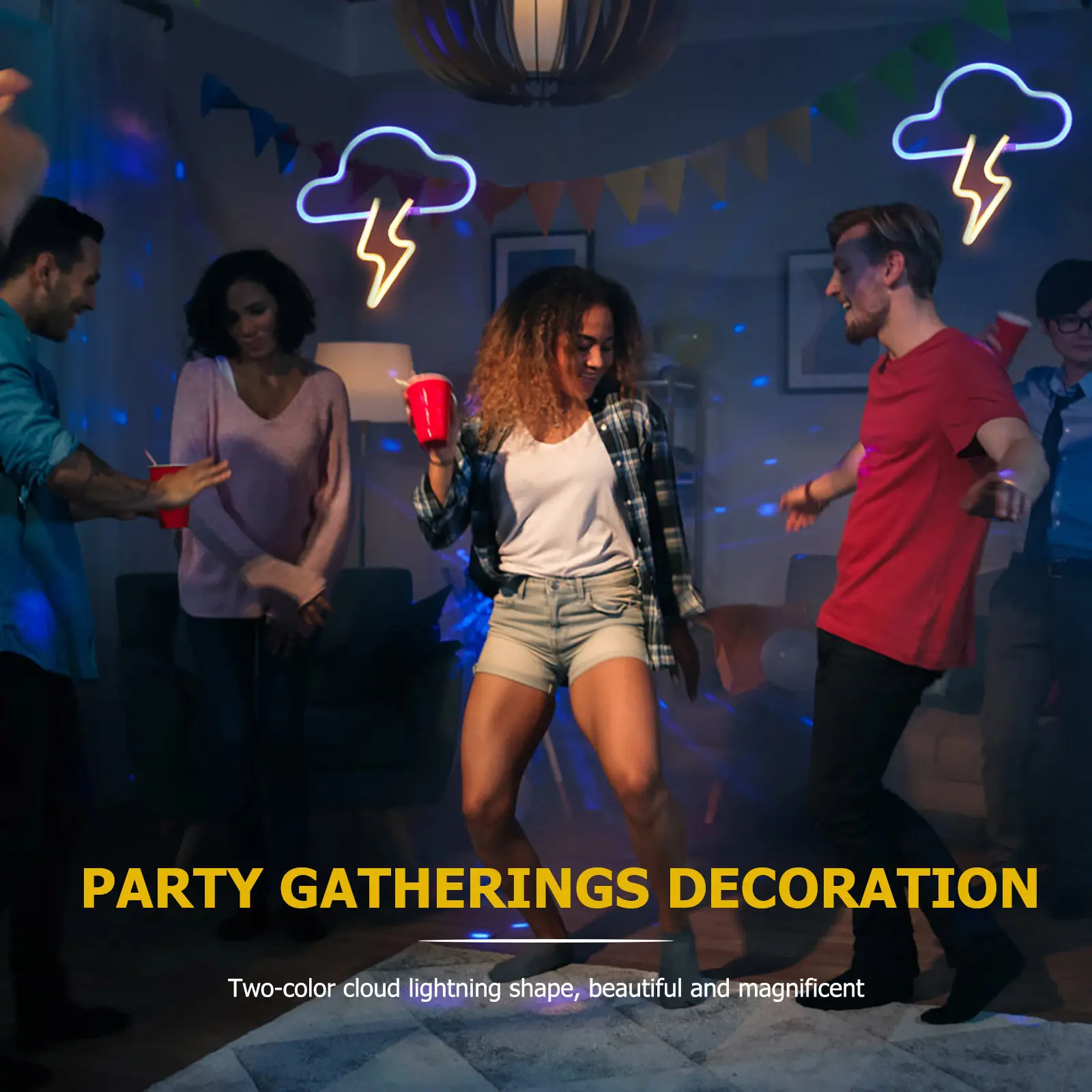 Cloud Neon Sign Light Creative Lamp Indoor Novel Night LED Decorative PVC Two color Bedroom Party Stage Lighting Effect
Cloud Neon Sign Light Creative Lamp Indoor Novel Night LED Decorative PVC Two color Bedroom Party Stage Lighting Effect