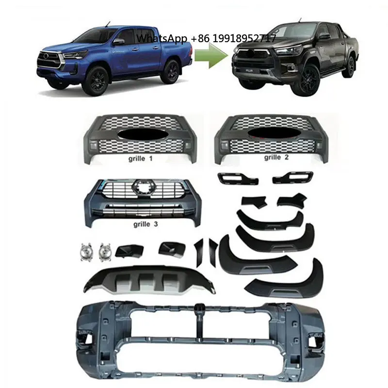 DongSui 4X4 Off Road New Black Sport Luxury Style Car Body Kit for Hilux Revo 2021 Upgrade to for Rocco 2021 JJ715
DongSui 4X4 Off Road New Black Sport Luxury Style Car Body Kit for Hilux Revo 2021 Upgrade to for Rocco 2021 JJ715