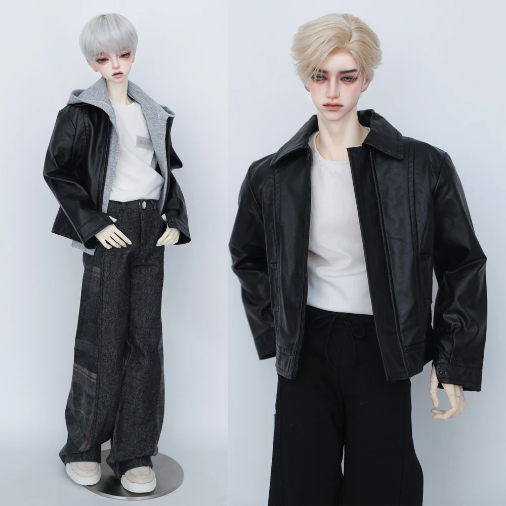 Custom BJD Doll Clothing Multi-Split Black Leather Jacket for 1/3 1/4 ID75 Uncle IP B417
Custom BJD Doll Clothing Multi-Split Black Leather Jacket for 1/3 1/4 ID75 Uncle IP B417