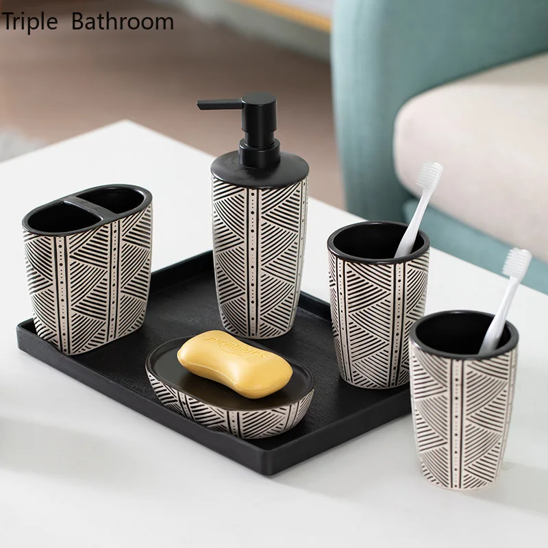 European Style Ceramic Bathroom Toiletry Set 6PCS Toothbrush Holder Cup Soap Dispenser Toilet Brush Bathroom Accessories Sets
European Style Ceramic Bathroom Toiletry Set 6PCS Toothbrush Holder Cup Soap Dispenser Toilet Brush Bathroom Accessories Sets