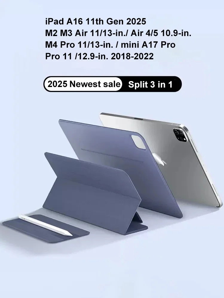 Чехол Smart Folio для iPad 10-го поколения A16 M2 M3 Air 11 Чехол для iPad Air 5 M4 Pro 13 12,9 11 6-го 4-го Funda с магнитной заглушкой
Чехол Smart Folio для iPad 10-го поколения A16 M2 M3 Air 11 Чехол для iPad Air 5 M4 Pro 13 12,9 11 6-го 4-го Funda с магнитной заглушкой