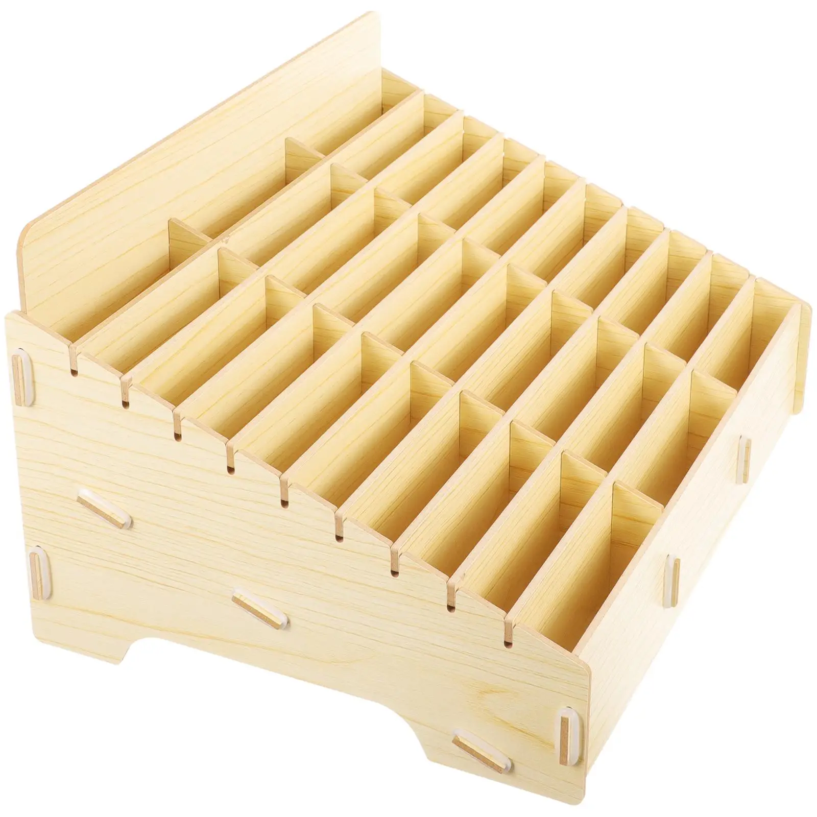 30-Compartment Phone Box Wooden Desktop Organizer Desktop Storage Box for Classroom Office Use Multi-functional Container
30-Compartment Phone Box Wooden Desktop Organizer Desktop Storage Box for Classroom Office Use Multi-functional Container
