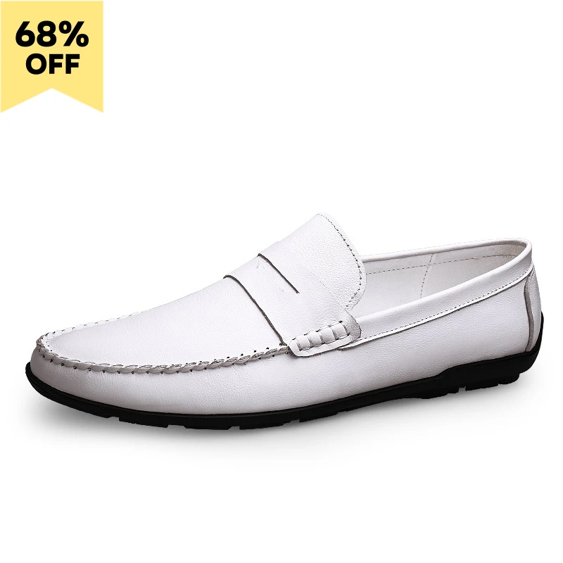 2026Men's Casual Shoes Soft Bottom Genuine Leather Bean Bean Shoes Breathable Comfortable Rubber Outsole round Toe Flat Heel
2026Men's Casual Shoes Soft Bottom Genuine Leather Bean Bean Shoes Breathable Comfortable Rubber Outsole round Toe Flat Heel