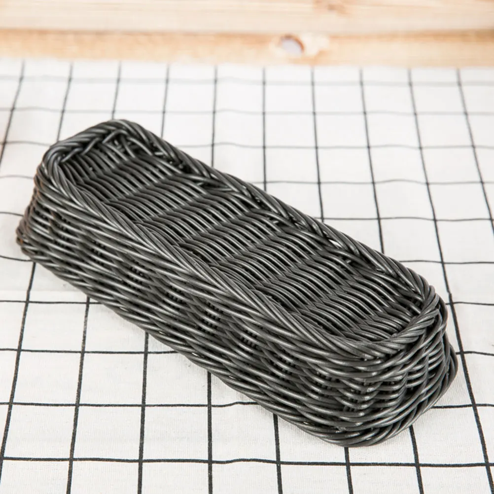 1pc Multifunctional Square Imitation Rattan Woven Storage Imitation Rattan Plate Basket For Kitchen Home Bathroom Hotel Grey
1pc Multifunctional Square Imitation Rattan Woven Storage Imitation Rattan Plate Basket For Kitchen Home Bathroom Hotel Grey