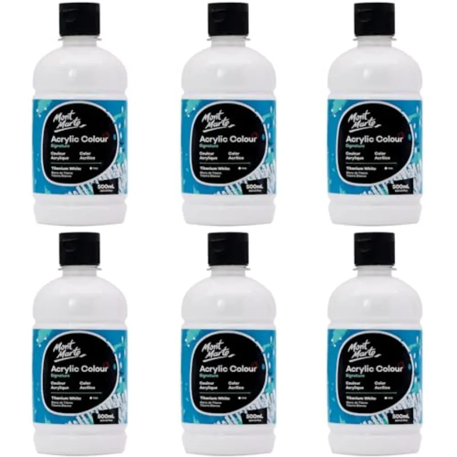 Signature Titanium White Acrylic Paint, 101.4 Fl Oz, Semi-Matte Finish, Suitable for Canvas, Wood, Fabric, Leather, Cardboard,
Signature Titanium White Acrylic Paint, 101.4 Fl Oz, Semi-Matte Finish, Suitable for Canvas, Wood, Fabric, Leather, Cardboard,