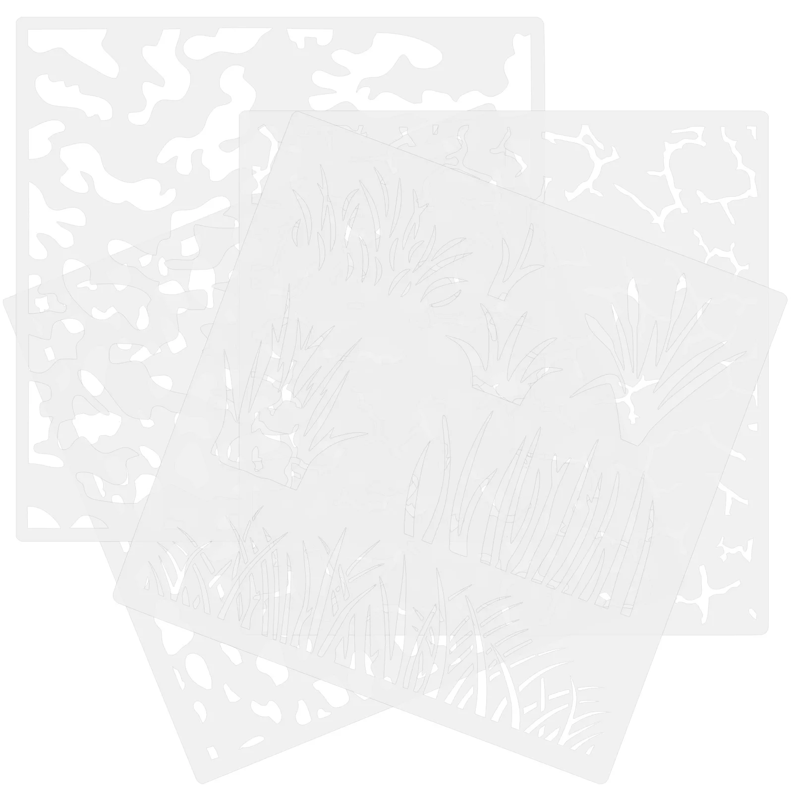 4pcs Reusable Painting Stencils Templates Crafts Drawing Molds Durable Pet Material Safe For Teens Diy Home Decoration Greeting
4pcs Reusable Painting Stencils Templates Crafts Drawing Molds Durable Pet Material Safe For Teens Diy Home Decoration Greeting