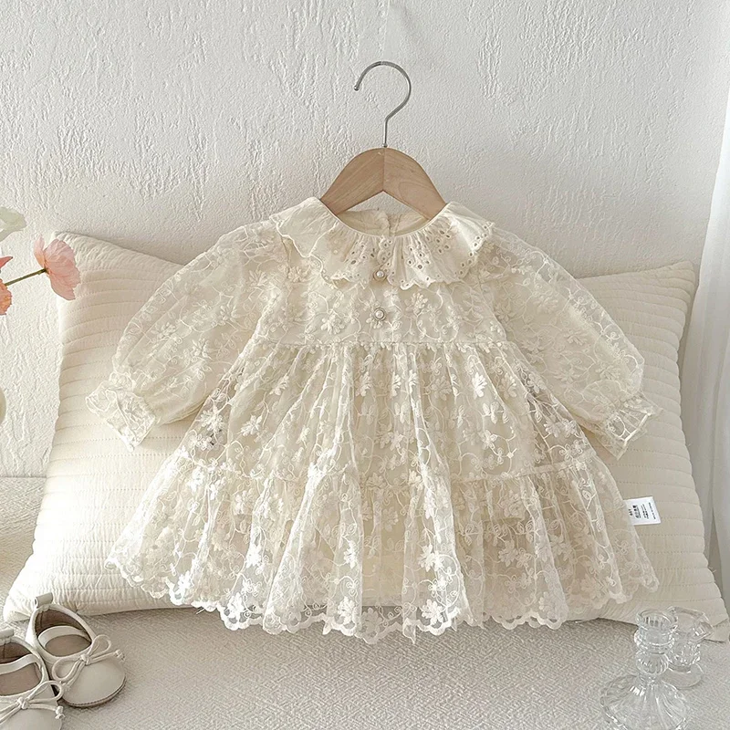 2026 New Spring Toddler Baby Girl Romper Long Sleeved Cotton Lace Splice Korean Style Climbing Suit 0-24M Children Clothes
2026 New Spring Toddler Baby Girl Romper Long Sleeved Cotton Lace Splice Korean Style Climbing Suit 0-24M Children Clothes