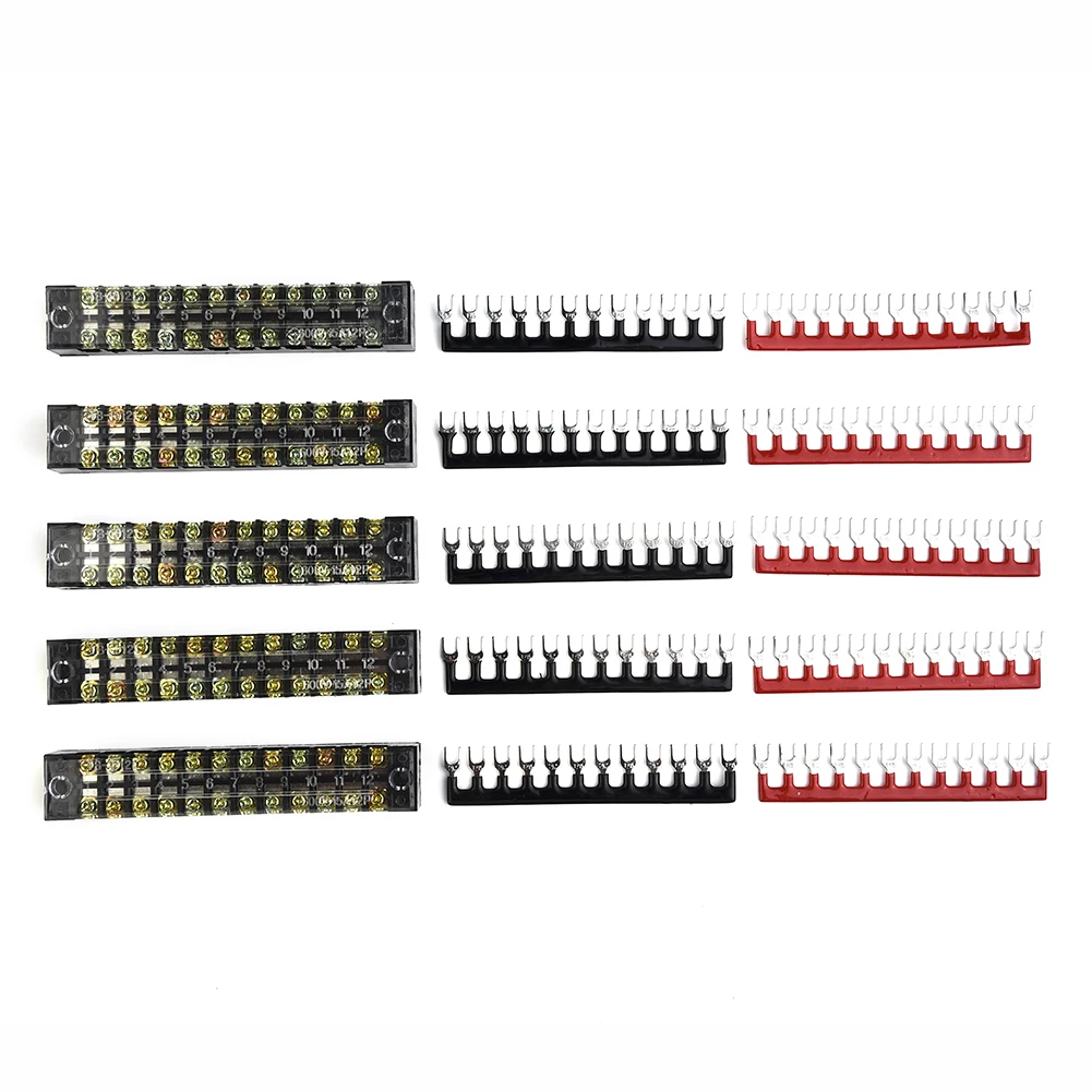 Bus Bar Set 100A 660V Double Row Terminal Block Dual Row 15pcs Barrier Strips Clear 12 Points Electrical Power
Bus Bar Set 100A 660V Double Row Terminal Block Dual Row 15pcs Barrier Strips Clear 12 Points Electrical Power