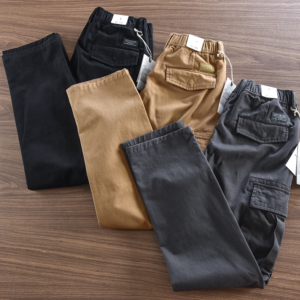 Retro Straight Leg Workwear Trousers Men's Waed Pure Cotton Casual Pants Elastic Waist Long Trousers Autumn Winter Japanese...
Retro Straight Leg Workwear Trousers Men's Waed Pure Cotton Casual Pants Elastic Waist Long Trousers Autumn Winter Japanese...
