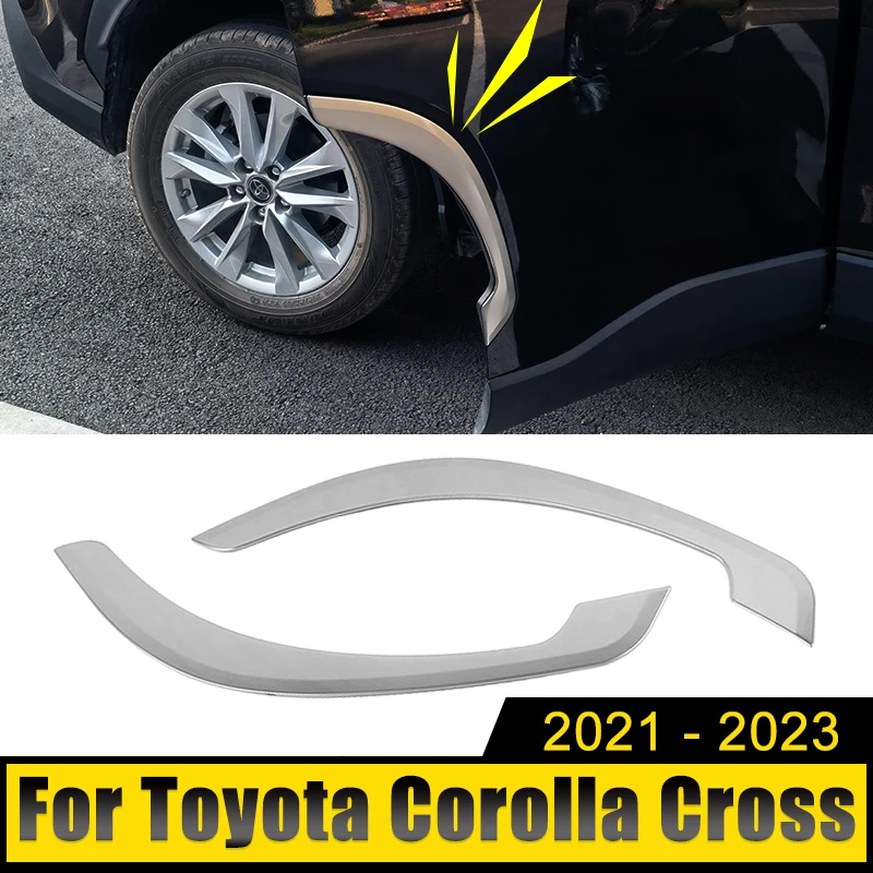 Stainless Car Door Fender Flare Arch Stickers Fender Vents Protector Cover For Toyota Corolla Cross XG10 2021 2022 2023 Hybrid
Stainless Car Door Fender Flare Arch Stickers Fender Vents Protector Cover For Toyota Corolla Cross XG10 2021 2022 2023 Hybrid