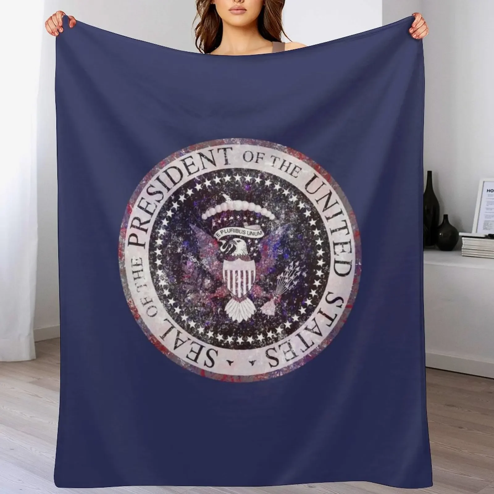 Presidential Seal Throw Blanket Modern Design Soft Blanket for Home Decor
Presidential Seal Throw Blanket Modern Design Soft Blanket for Home Decor