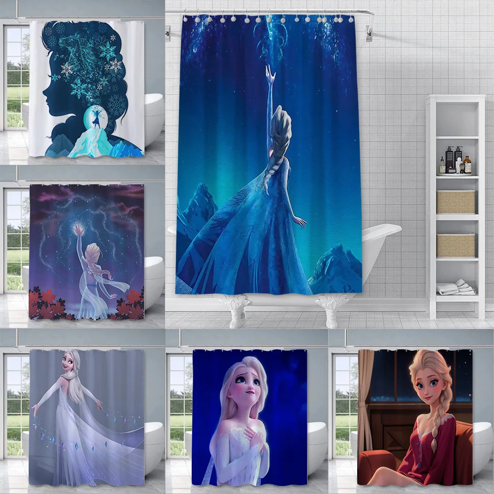 Cartoon E-Elsa Shower Curtain Waterproof Polyester Fabric Paint Colorful Bath Curtains Home Bathroom Decor Curtain With Hook
Cartoon E-Elsa Shower Curtain Waterproof Polyester Fabric Paint Colorful Bath Curtains Home Bathroom Decor Curtain With Hook