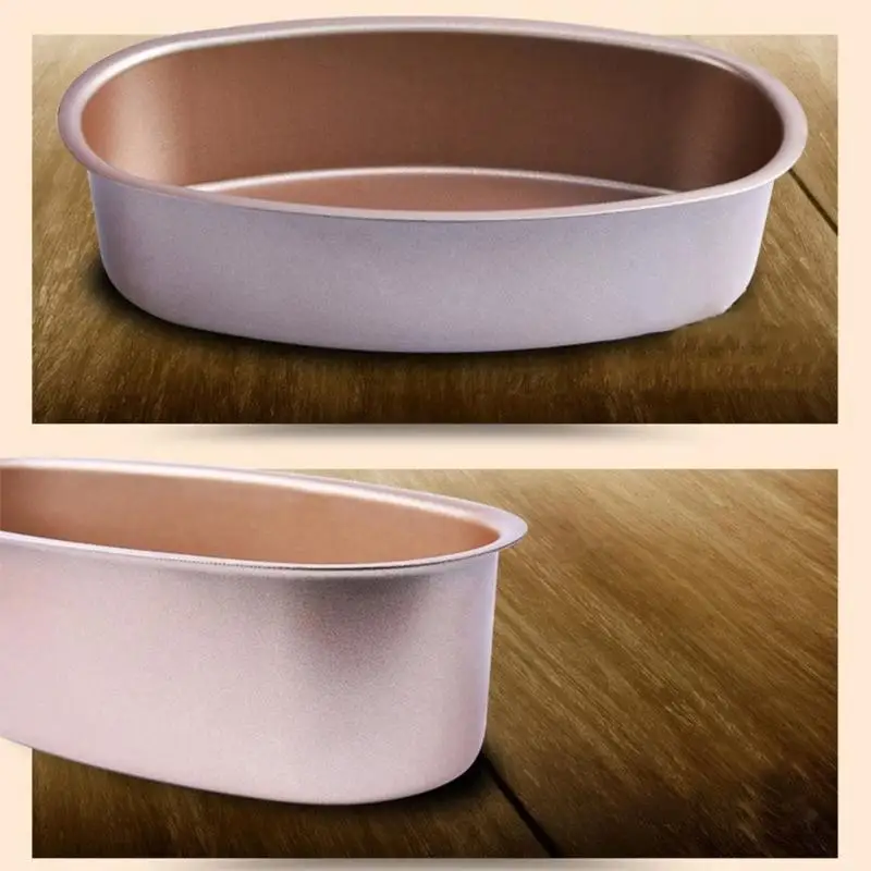 G6KF Carbon Steel Ellipse Cake Mold Nonstick Oval Bread Baking Pan For Homemades Cheese Cake And Dessert With Easy Cleaning
G6KF Carbon Steel Ellipse Cake Mold Nonstick Oval Bread Baking Pan For Homemades Cheese Cake And Dessert With Easy Cleaning