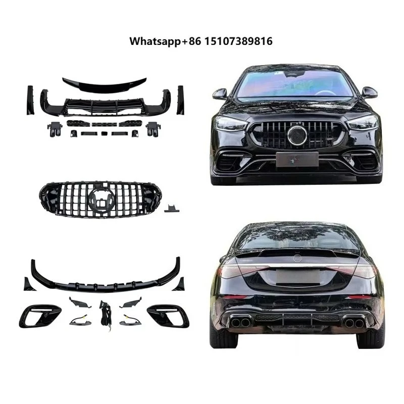 Car Body Kit for 2021-2026 S Class W223 S63 Upgrade B Style Grille Front Lip Diffuser Spoiler Exhaust Pipe
Car Body Kit for 2021-2026 S Class W223 S63 Upgrade B Style Grille Front Lip Diffuser Spoiler Exhaust Pipe