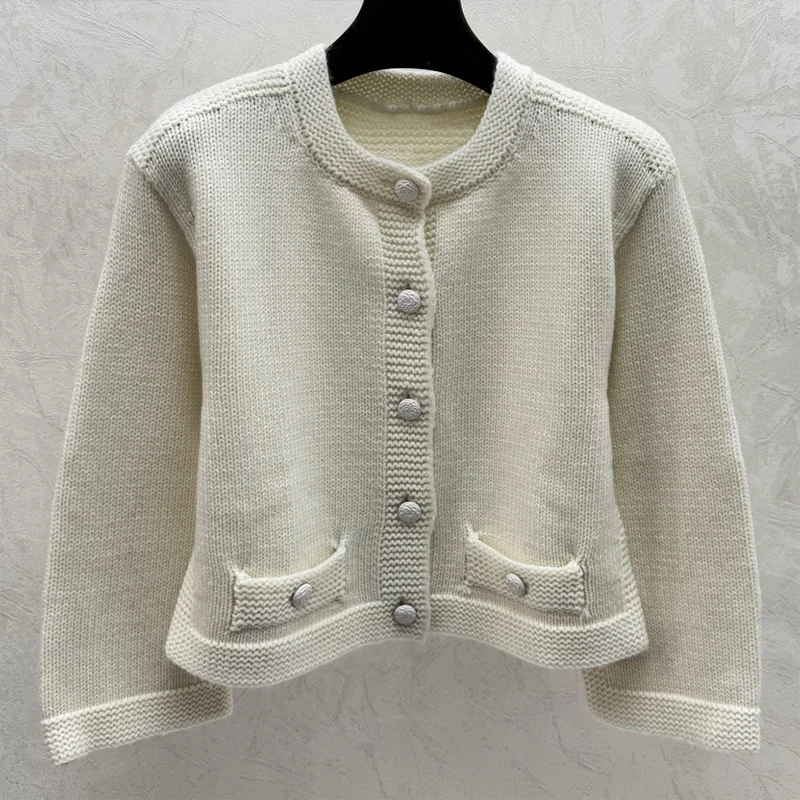 High quality Wool Knitwear Women's Short Cardigan Sweater,2025 new simple style woman clothes 251221239
High quality Wool Knitwear Women's Short Cardigan Sweater,2025 new simple style woman clothes 251221239