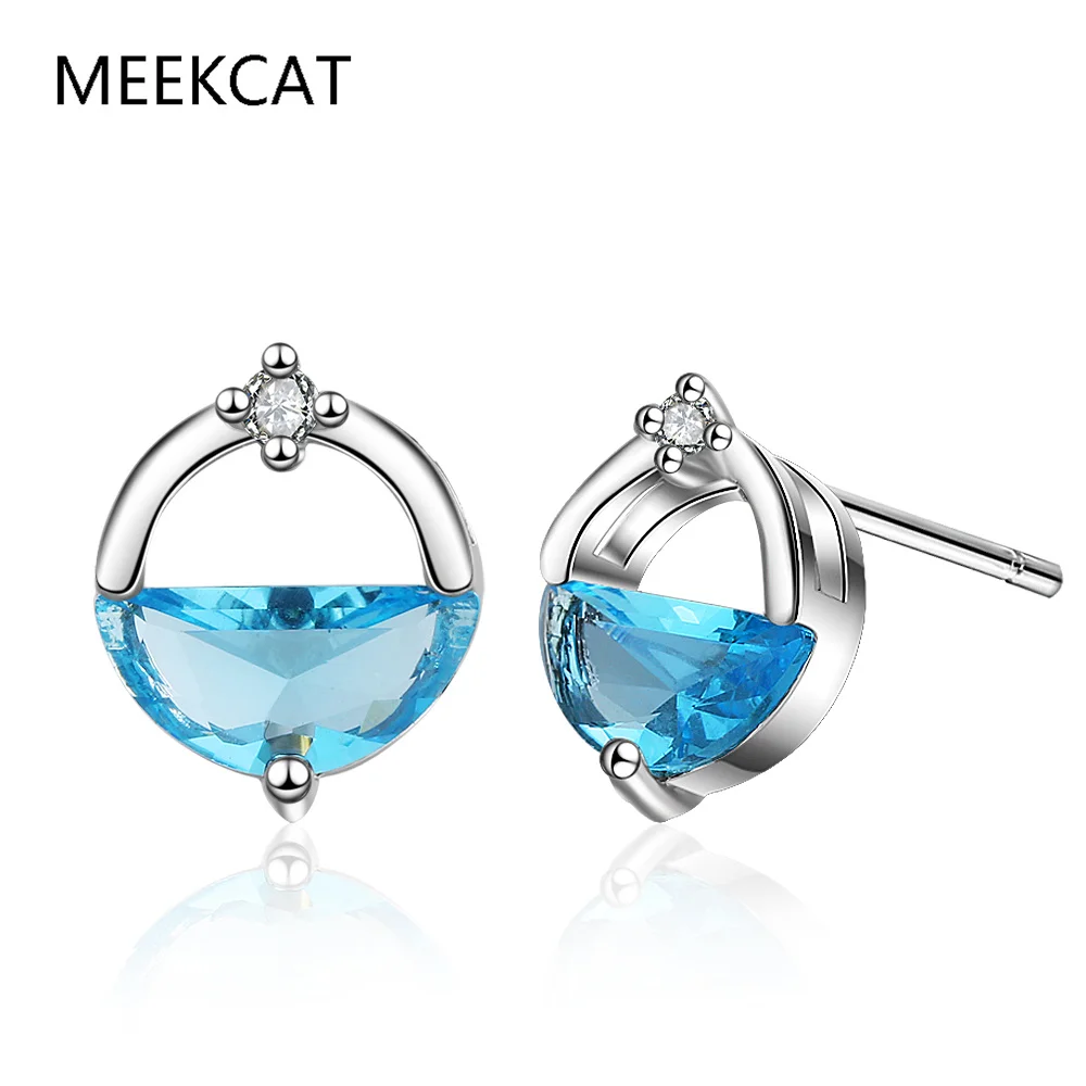 1.2ct Half Round Natural Sky Blue Topaz 925 Sterling Silver Spring Water Stud Earring Fashion Gemstone Fine Jewelry Wedding Gift
1.2ct Half Round Natural Sky Blue Topaz 925 Sterling Silver Spring Water Stud Earring Fashion Gemstone Fine Jewelry Wedding Gift