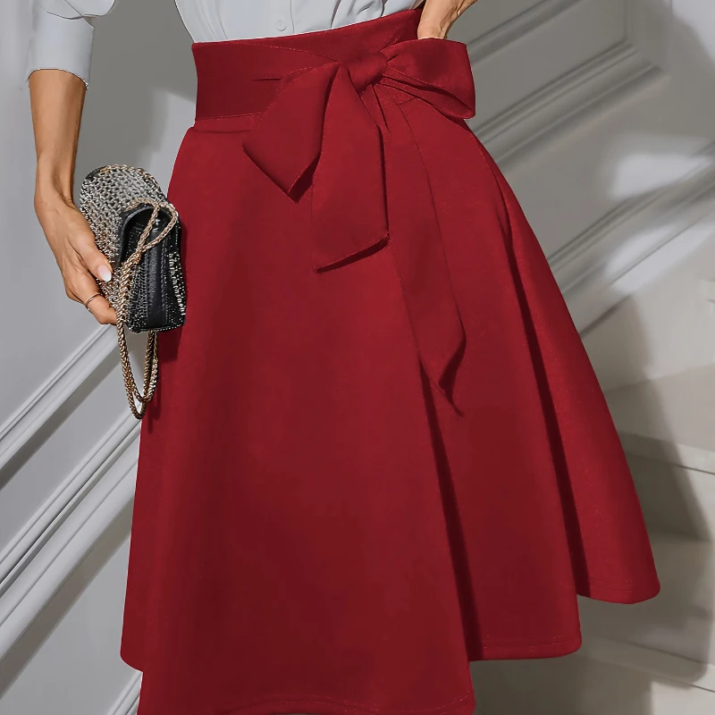 Vintage Red Twist Knot Bow Straight Skirts Office Lady Black High-Waist Knee-Length Skirts Summer Street Style Midi Skirts Women
Vintage Red Twist Knot Bow Straight Skirts Office Lady Black High-Waist Knee-Length Skirts Summer Street Style Midi Skirts Women