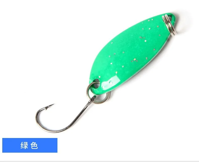 Colorful Glitter Spoon Lure Minnow King Stream Fishing Lure Spoon Bait with Barbed Hook for Small Freshwater Fish
Colorful Glitter Spoon Lure Minnow King Stream Fishing Lure Spoon Bait with Barbed Hook for Small Freshwater Fish