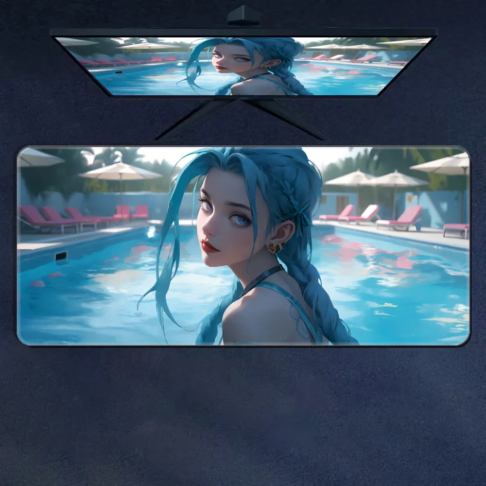 Anime Blue hai girl Jinx Rubber Diy Desk Bureaumat Mouse pad PC Kast Pad Gaming Gamer Toetsenbord Anti-Slip E-Sports Tablemat
Anime Blue hai girl Jinx Rubber Diy Desk Bureaumat Mouse pad PC Kast Pad Gaming Gamer Toetsenbord Anti-Slip E-Sports Tablemat