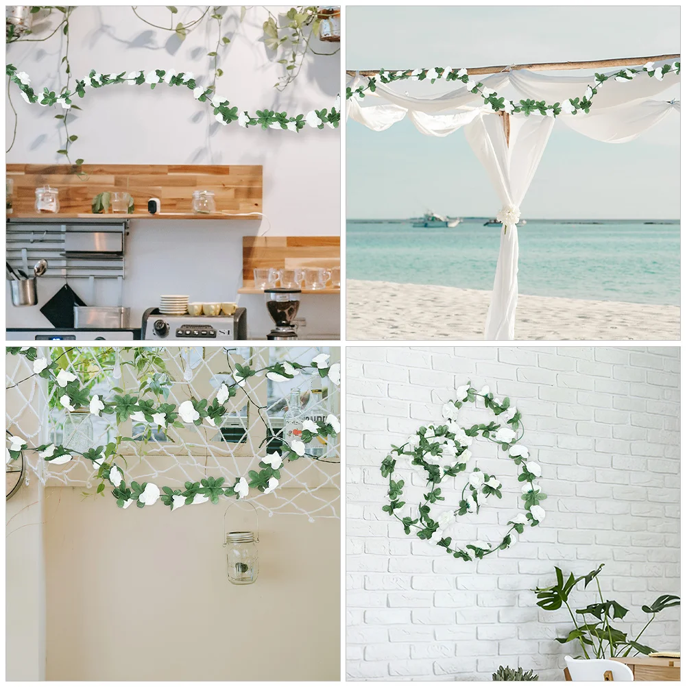 4Pcs Artificial Rose Garland Fake Rose Vine Floral Vine Decoration for Wedding Party Wall Door Decor Realistic 
4Pcs Artificial Rose Garland Fake Rose Vine Floral Vine Decoration for Wedding Party Wall Door Decor Realistic
