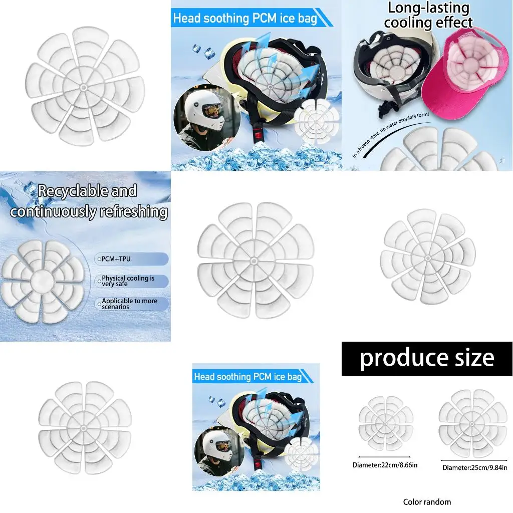 87HE Foldable Ice Cooling Head Pad Safe Headgear for Adults Kids Outdoor Activities
87HE Foldable Ice Cooling Head Pad Safe Headgear for Adults Kids Outdoor Activities