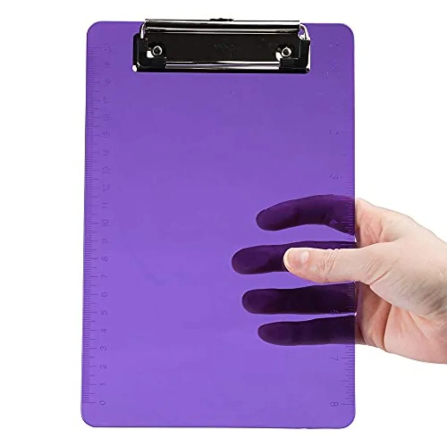 Small Plastic Memo Clipboards with Low Profile Metal Clip - Mini 6 x 9 - - Clip Board Sold Individually
Small Plastic Memo Clipboards with Low Profile Metal Clip - Mini 6 x 9 - - Clip Board Sold Individually