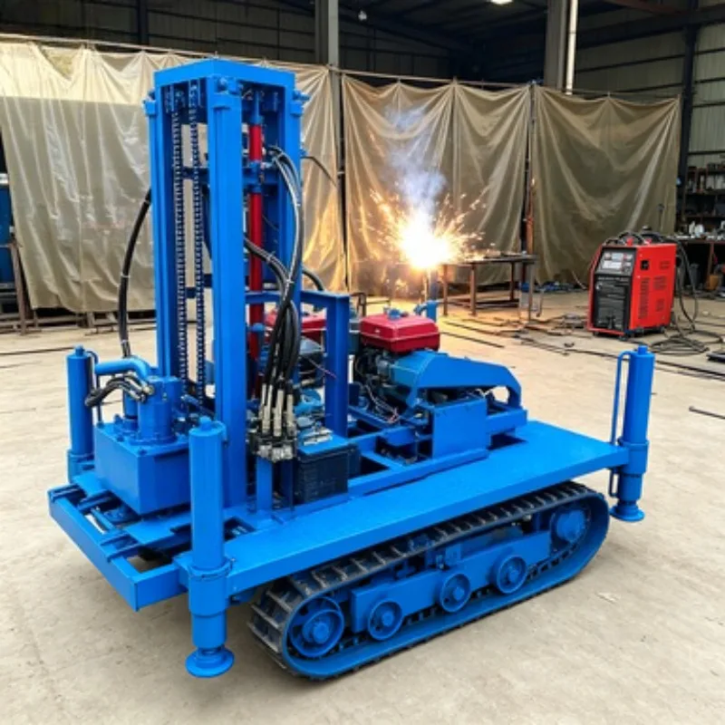 Powerful Mobile Hydraulic Drill Rig on Wheels 100M 150M 200M Deep Hole Drilling Machine
Powerful Mobile Hydraulic Drill Rig on Wheels 100M 150M 200M Deep Hole Drilling Machine