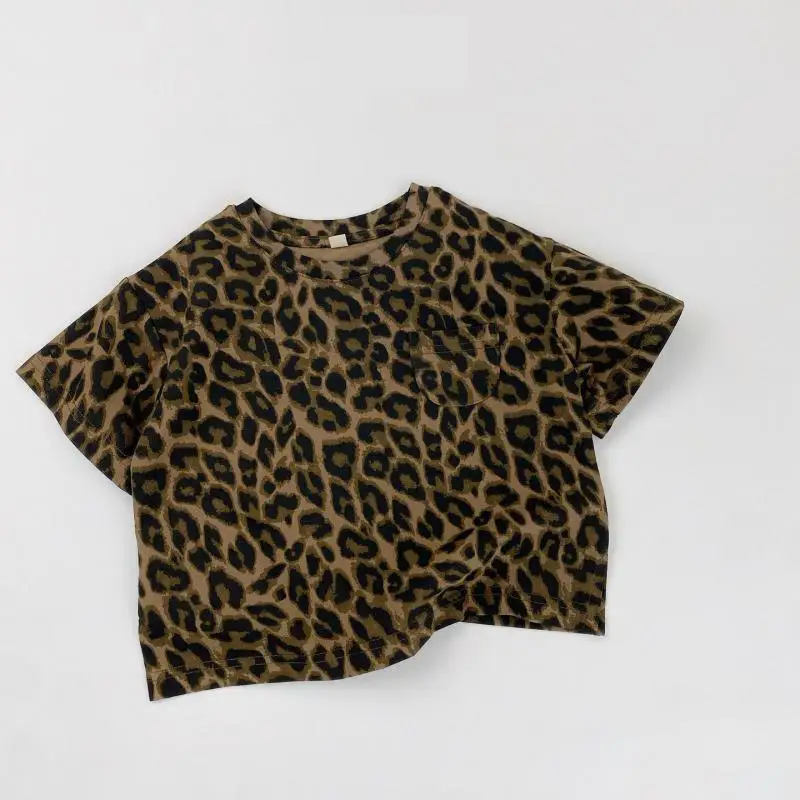 2026 Summer New Children Short Sleeve T Shirts Cotton Boys Girls Leopard Print Tee Toddler Loose Casual Tops Kids Clothes
2026 Summer New Children Short Sleeve T Shirts Cotton Boys Girls Leopard Print Tee Toddler Loose Casual Tops Kids Clothes