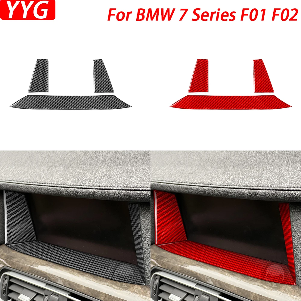 For BMW 7 Series F01 F02 2009-2014 Real Carbon Fiber Center Navigation Frame Panel Trim Cover Car Interior Accessories Sticker
For BMW 7 Series F01 F02 2009-2014 Real Carbon Fiber Center Navigation Frame Panel Trim Cover Car Interior Accessories Sticker