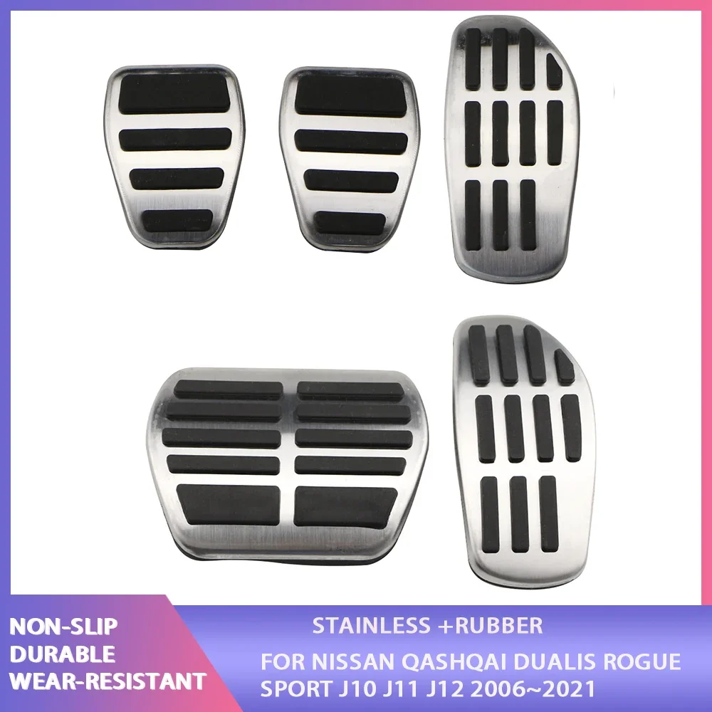 Gas Fuel Brake Pedal Pads Cover AT MT for Nissan Qashqai J11 2014-2021 X-Trail Rogue T32 Sentra SR 2021 Kicks Altima 2019 Micra
Gas Fuel Brake Pedal Pads Cover AT MT for Nissan Qashqai J11 2014-2021 X-Trail Rogue T32 Sentra SR 2021 Kicks Altima 2019 Micra