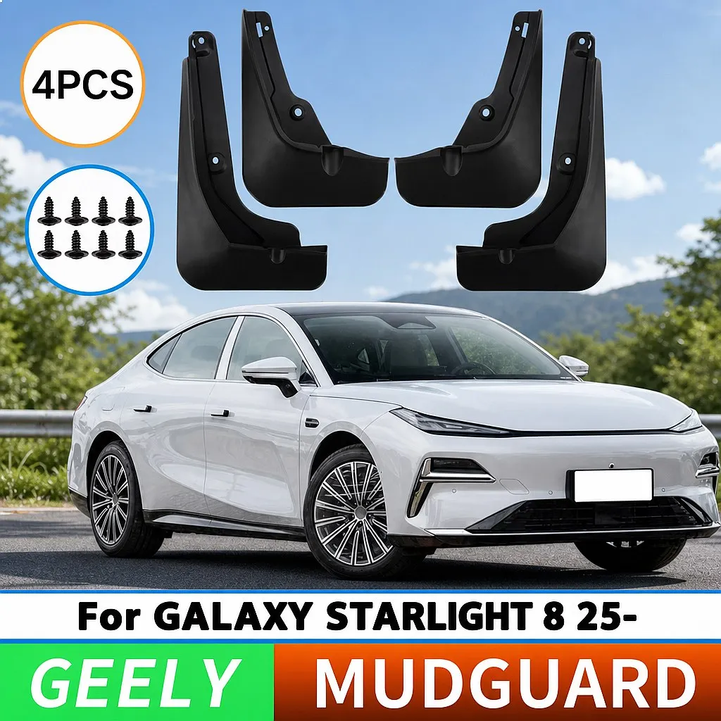 For Geely Galaxy Starlight 8 2025 Mudguards Front Rear Wheel Splash Guards Car Accessories
For Geely Galaxy Starlight 8 2025 Mudguards Front Rear Wheel Splash Guards Car Accessories